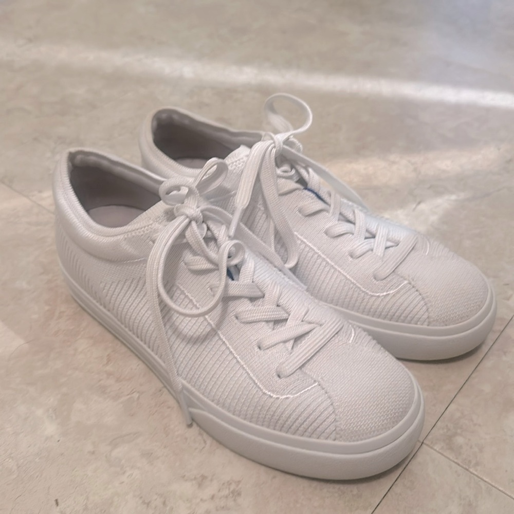 Rothy’s The Lace Up- bright white